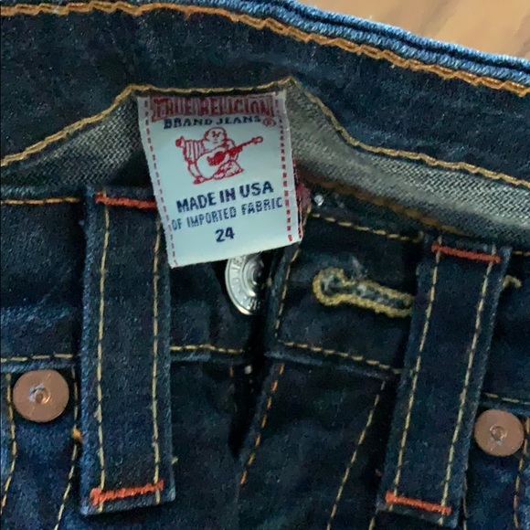 True Religion dark blue jeans - Picture 5 of 7